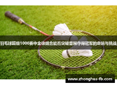 羽毛球超级1000赛中金徐组合能否突破重围夺得冠军的命运与挑战