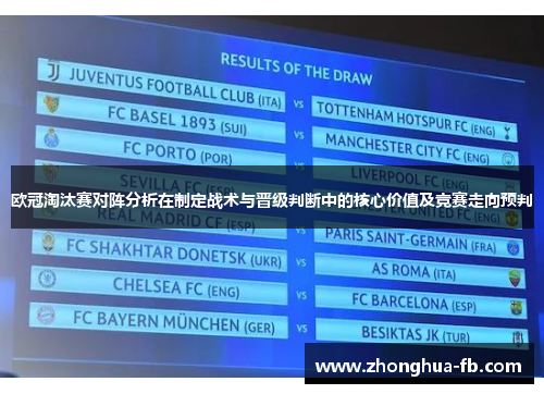 欧冠淘汰赛对阵分析在制定战术与晋级判断中的核心价值及竞赛走向预判